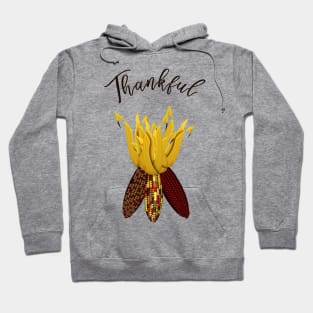 Thankful - Colorful Autumn Indian Corn Hoodie